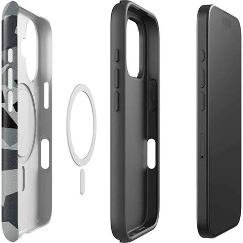 Urban Camouflage Black iPhone 16 Plus Magsafe Impact Case
